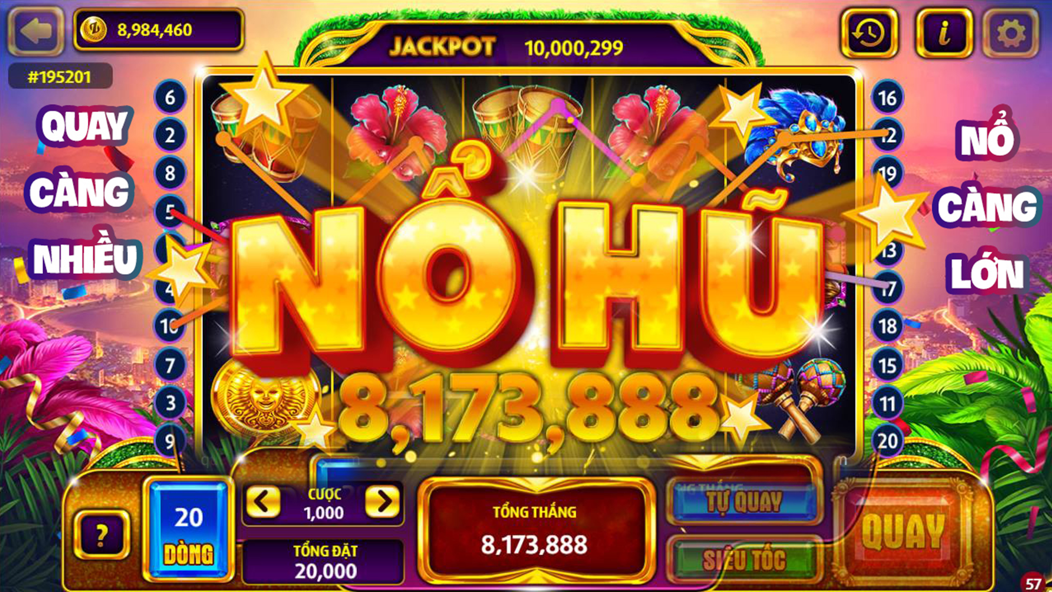 Nổ hũ là gì khám phá cơ chế và sức hút của game quay thưởng